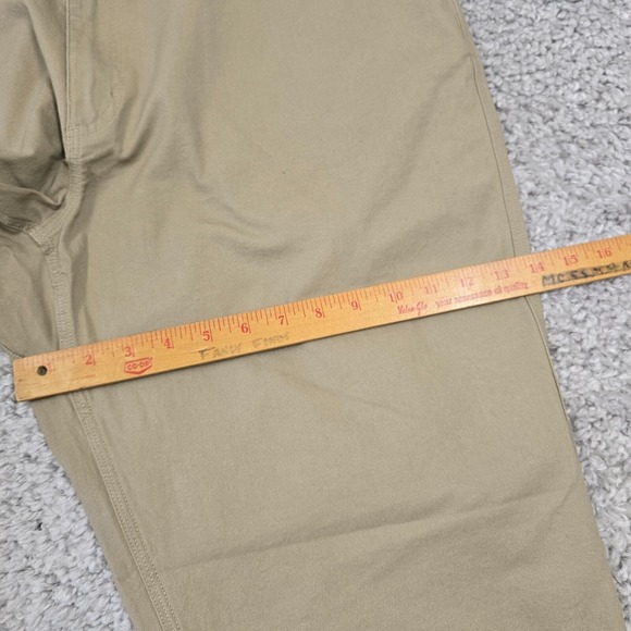 Duluth Fire Hose‎ Flex Pants Men 42x30 Khaki Canvas Relaxed Fit Durable Workwear - Picture 12 of 15